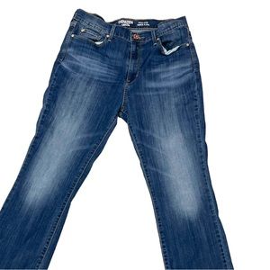Levis Denizen High Rise Angle Flare Jeans